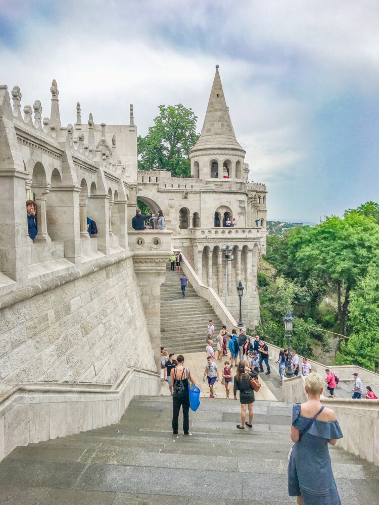 Budapest travel guide featuring what to see, do, eat and drink in Budapest!

Pictured here: Exploring Fisherman's Bastion