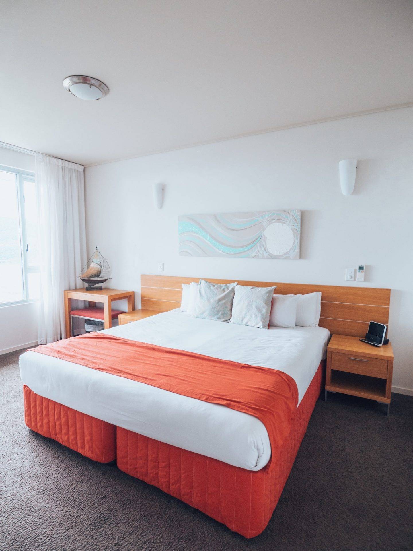 The spacious rooms at Peppers Airlie Beach were one of the reasons we loved staying at this resort. Featured here: One of the bedrooms in our two bedroom suite. 