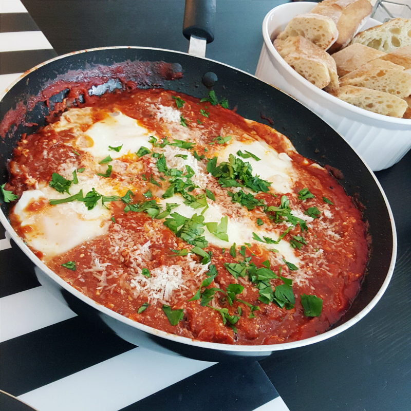 In the Kitchen : Spicy Eggs in Purgatory