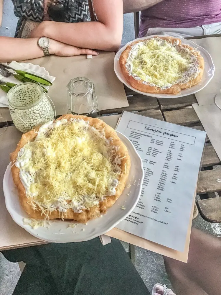 What to eat in Budapest: Langos! 