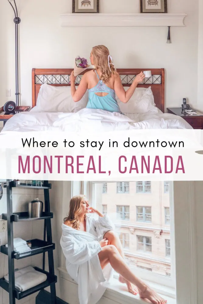Where to stay in downtown Montreal. The Hotel Place D'Armes is a 5 star luxury hotel in Montreal and the perfect place to stay.   Click the photo for the full review with photos