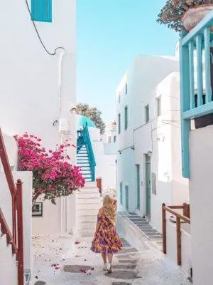 Most Instagrammable Places in Mykonos: The streets of Old Town Mykonos