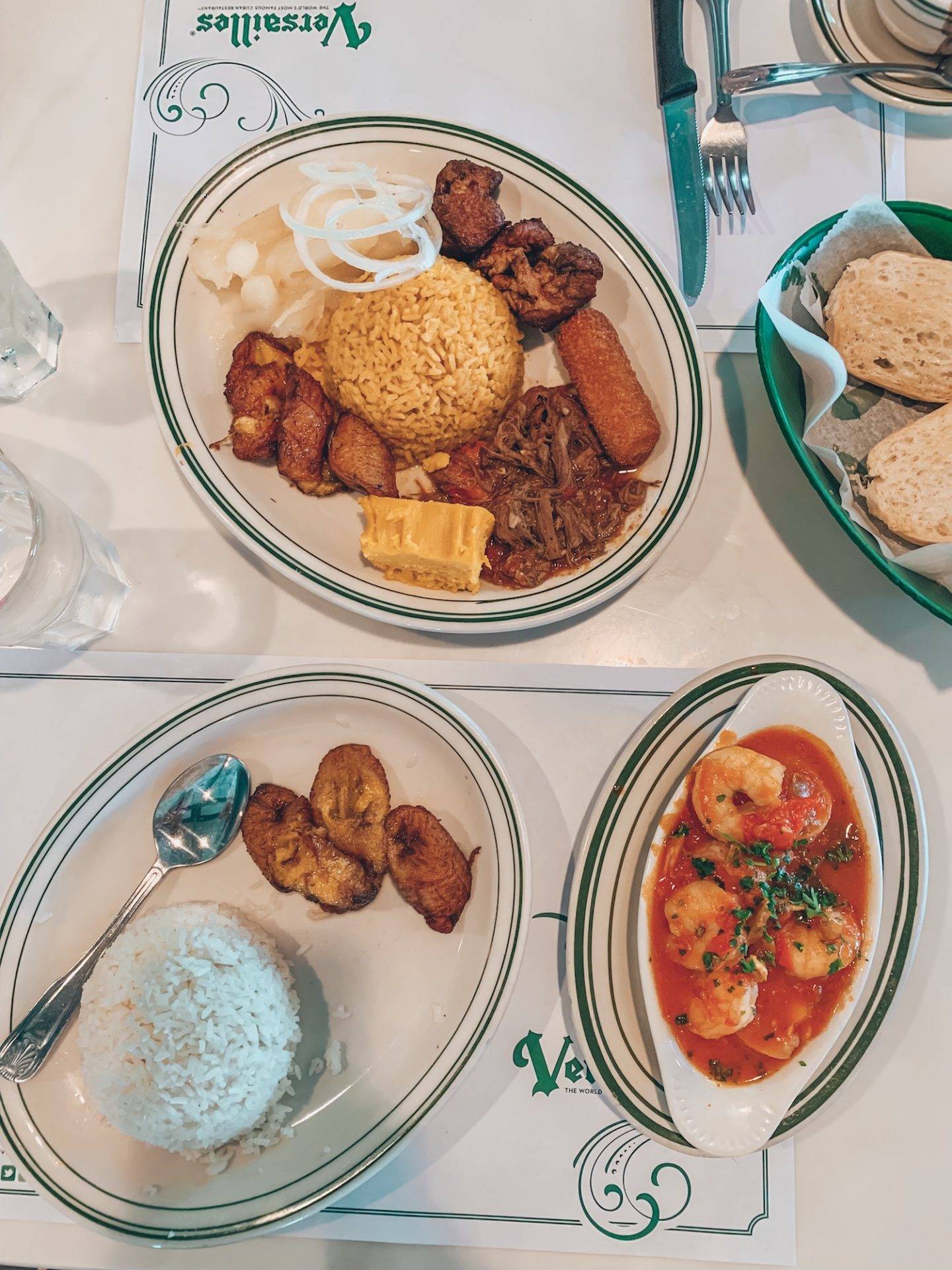 Versailles Restaurant in Little Havana offers the most authentic Cuban food