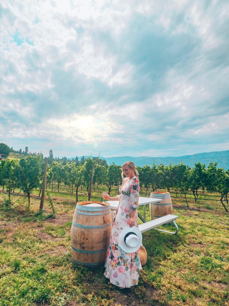 Planning a trip to Kelowna soon? This guide covers all the best things to do in Kelowna from a locals perspective! From wineries and cideries, to adventure activities, hikes, waters sports and more. This guide has everything you need to plan your visit to beautiful Kelowna! Pictured here: Do a day trip to visit the wineries of Lake Country