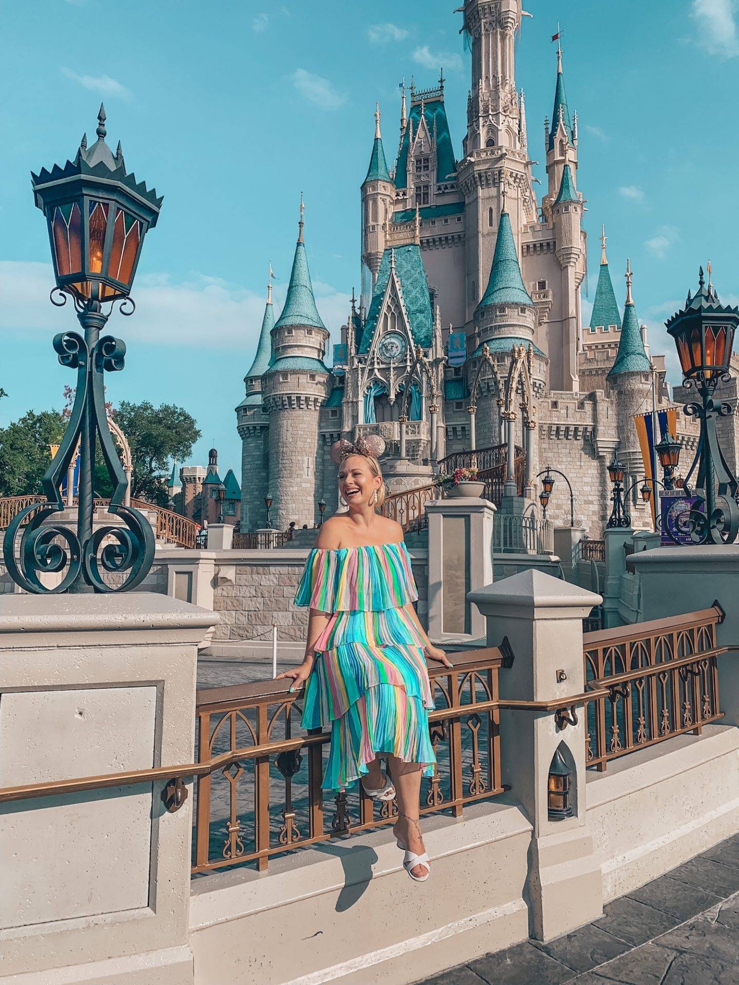 My all time favourite spot in Disney World is Cinderella's Castle. Click the photo for a complete guide on how to get the perfect photo at Disney! Includes a list of all the top Disney World photo spots. via www.kirstenwendlandt.com