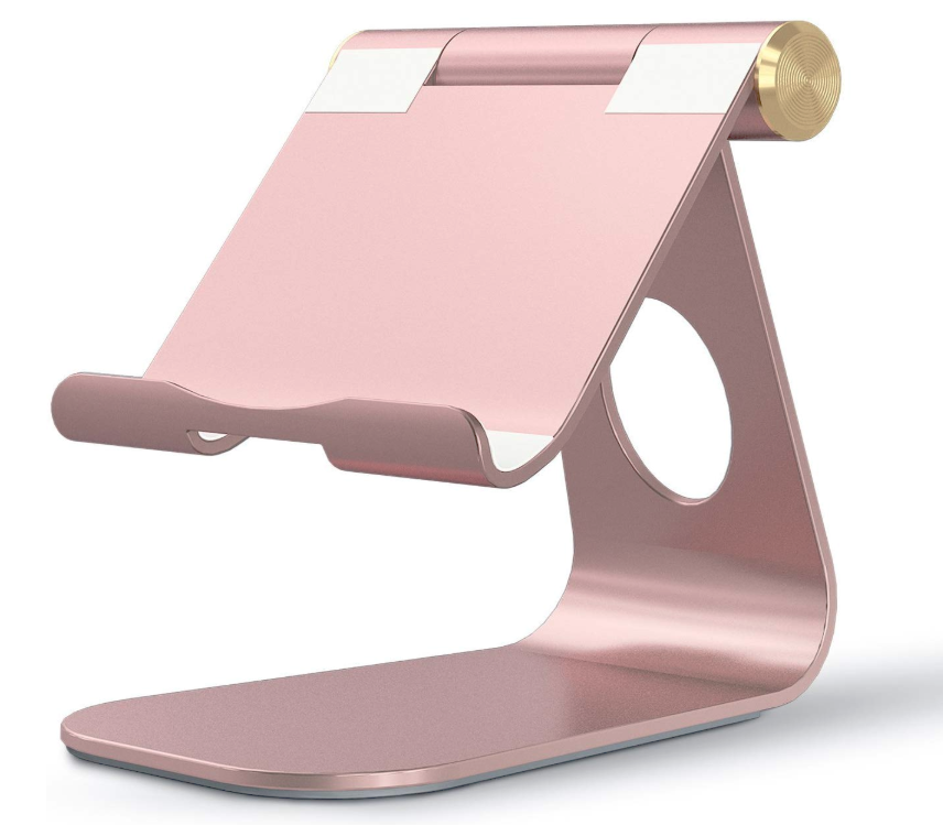 Rose gold tablet stand