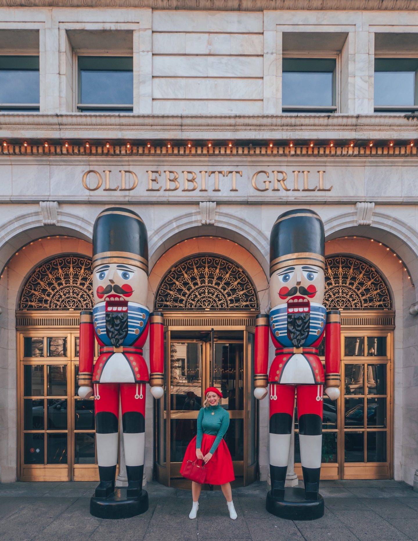 Things to do in Washington at Christmas time: Visit the Old Ebbitt Grill for a holiday drink.