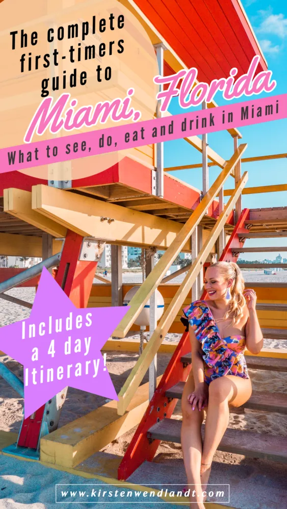 Everything you need to know to plan your trip to Miami, Florida! This travel guide includes over 25 of the best things to do in Miami, as well as where to eat, drink, and shop while there. Includes all the top Miami attractions, activities, restaurants and bars you won't want to miss + a 4 day Miami Itinerary.