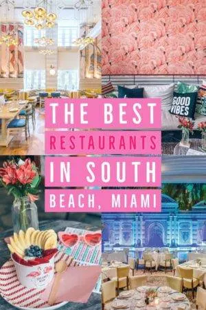 Complete guide to the best restaurants in South Beach. This guide features the top restaurants in Miami's South Beach area in every price range. Whether you're looking for cheap eats, a quick lunch, or a fine dining experience this guide has you covered.