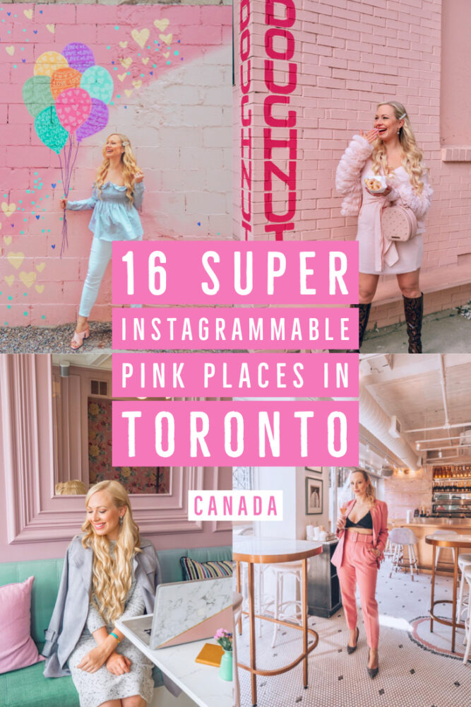 On the hunt for the best and most instagram-worthy pink places in Toronto? Look no further. As a native to Toronto and a certified pink lover myself I've put together this list of all the places you won't want to miss. This post has all the hottest pink spots from restaurants, to pink walls of Toronto, ice cream parlours and more. If you're a lover of pink you won't want to miss checking out this list of pink photo spots in Toronto.