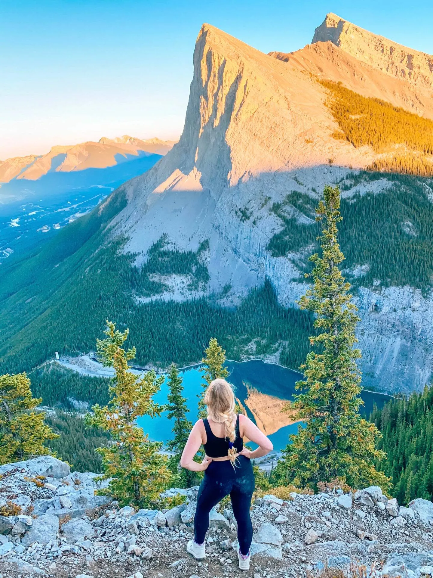Visiting Banff National Park soon? Don't miss this guide of the 50 best things to in Banff for every kind of traveler! I recently spent 8 days exploring the area and took notes along the way so I could write you the most comprehensive guide possible. This guide includes all the top attractions, hikes, restaurants, and sights you definitely won't want to miss when you visit Banff National Park. I also include any tips you might need when visiting the area! Pictured here: Hike the East End of Rundle hike for incredible views
