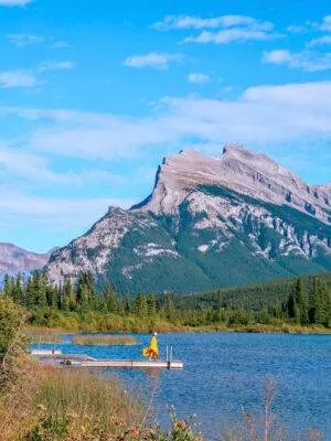 Visiting Banff National Park soon? Don't miss this guide of the 50 best things to in Banff for every kind of traveler! I recently spent 8 days exploring the area and took notes along the way so I could write you the most comprehensive guide possible. This guide includes all the top attractions, hikes, restaurants, and sights you definitely won't want to miss when you visit Banff National Park. I also include any tips you might need when visiting the area! Pictured here: The Vermillion Lakes are beautiful to visit