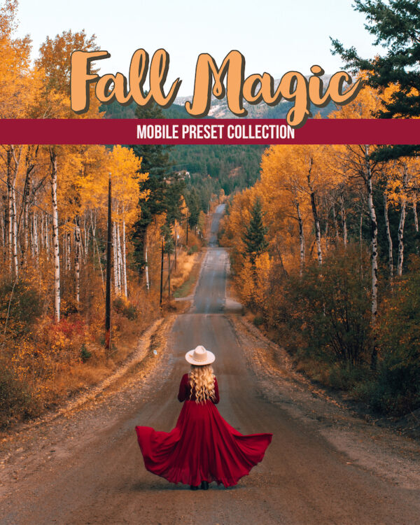 Get the perfect fall aesthetic with this collection of fall Lightroom presets for mobile! One click editing made easy. These autumn lightroom presets work on phone photos, JPEG and raw. They will give your photos a warm and cozy fall aesthetic. Major fall inspiration! Collection of 5 mobile presets that will transform your photos.
