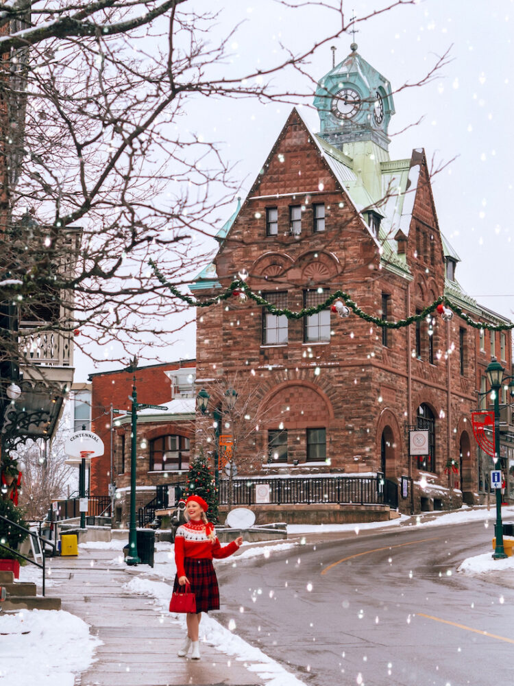 Ever wish you could step into a Hallmark Christmas movie? These 13 magical Christmas towns in Ontario will have you feeling just like you did! Pack your bags, load up the car, and get ready for the ultimate Christmas getaway - a road trip through Ontario's Christmas towns! Pictured here: Almonte