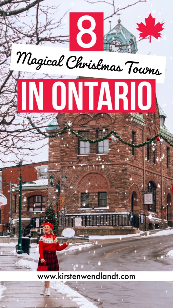 Ever wish you could step into a Hallmark Christmas movie? These 8 magical Christmas towns in Ontario will have you feeling just like you did! Pack your bags, load up the car, and get ready for the ultimate Christmas getaway - a road trip through Ontario's Christmas towns!