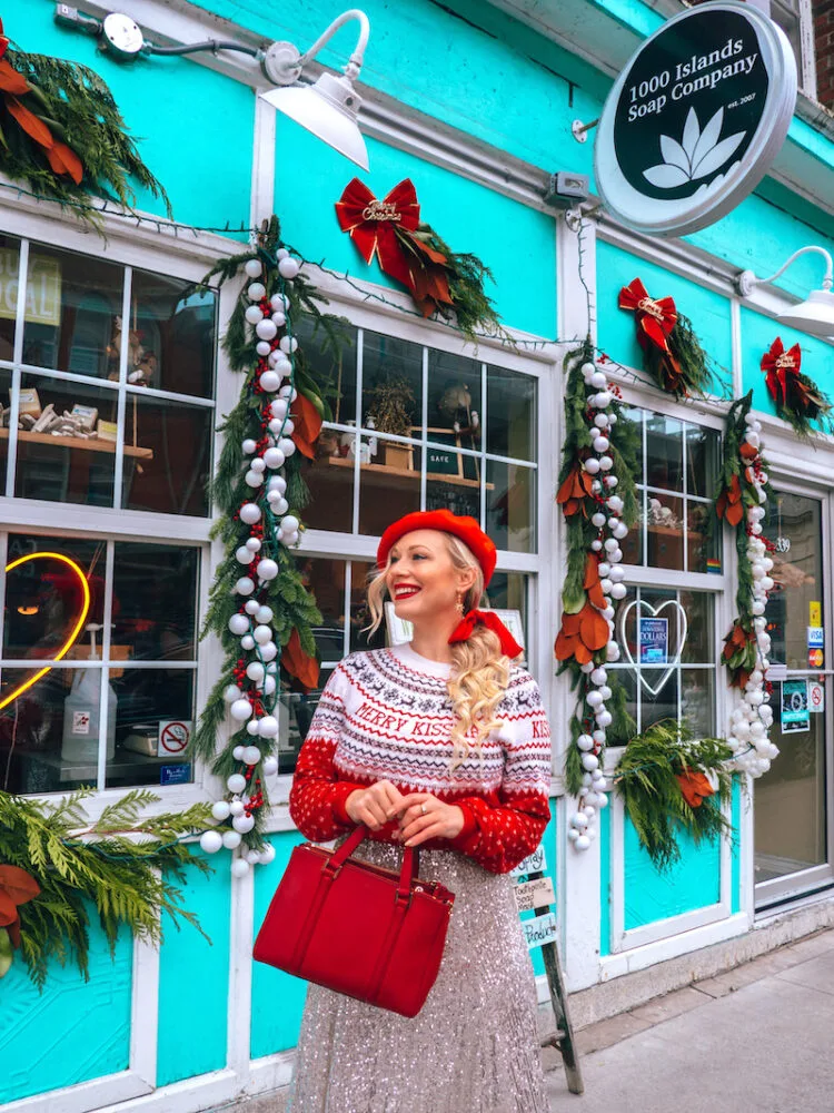 Ever wish you could step into a Hallmark Christmas movie? These 13 magical Christmas towns in Ontario will have you feeling just like you did! Pack your bags, load up the car, and get ready for the ultimate Christmas getaway - a road trip through Ontario's Christmas towns! Pictured here: Kingston