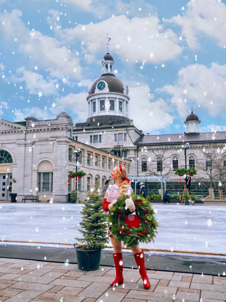 Ever wish you could step into a Hallmark Christmas movie? These 13 magical Christmas towns in Ontario will have you feeling just like you did! Pack your bags, load up the car, and get ready for the ultimate Christmas getaway - a road trip through Ontario's Christmas towns! Pictured here: Kingston