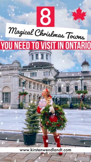 Ever wish you could step into a Hallmark Christmas movie? These 8 magical Christmas towns in Ontario will have you feeling just like you did! Pack your bags, load up the car, and get ready for the ultimate Christmas getaway - a road trip through Ontario's Christmas towns!