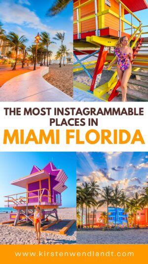 Planning a visit to sunny, vibrant Miami soon? If you're planning on taking photos while you're there you definitely don't want to miss this guide on the most instagrammable places in Miami Beach and mainland Miami! Featuring all of Miami's best instagram spots. Expect all things vibrant & colorful! Click for the full list.