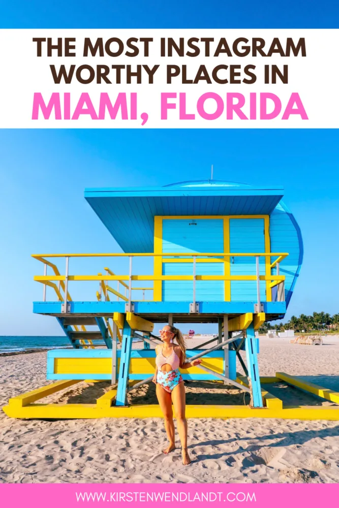 Planning a visit to sunny, vibrant Miami soon? If you're planning on taking photos while you're there you definitely don't want to miss this guide on the most instagrammable places in Miami Beach and mainland Miami! Featuring all of Miami's best instagram spots. Expect all things vibrant & colorful! Click for the full list.