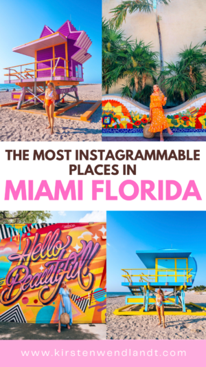 Planning a visit to sunny, vibrant Miami soon? If you're planning on taking photos while you're there you definitely don't want to miss this guide on the most instagrammable places in Miami Beach and mainland Miami! Featuring all of Miami's best instagram spots. Expect all things vibrant & colorful! Click for the full list.