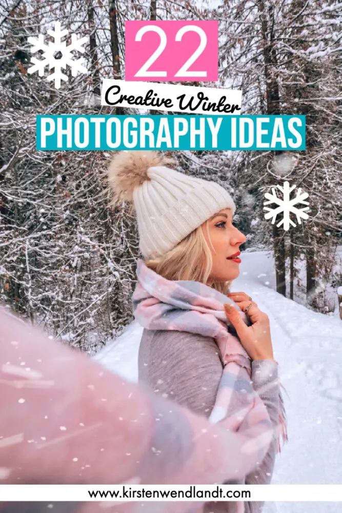 Looking for some ideas to help you create the winter instagram feed of your dreams? This guide on 22 creative winter photoshoot ideas is here to help! From poses to props, locations ideas, to using snow in fun ways and more. Click for the full list!