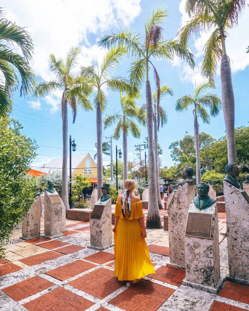 Planning a trip to Key West soon? Here's some of the most fun things to do in Key West Florida that you definitely won't want to miss out on during your visit! From key lime pie to the Ernest Hemingway Museum, the Southernmost Point to the Tropic Cinema... this list has all the hot spots you'll want to visit during your time in Key West! Pictured here: The Key West Memorial Sculpture Garden