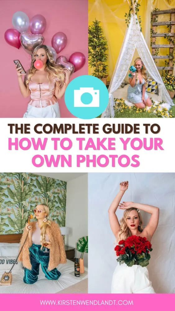 How do you do a photoshoot at home by yourself? Here is a step-by-step guide to help you master the art of taking your own photos! This guide includes everything you need to know from planning your home photoshoot, to shooting, to editing. You'll be a pro at self-shooting in no time!