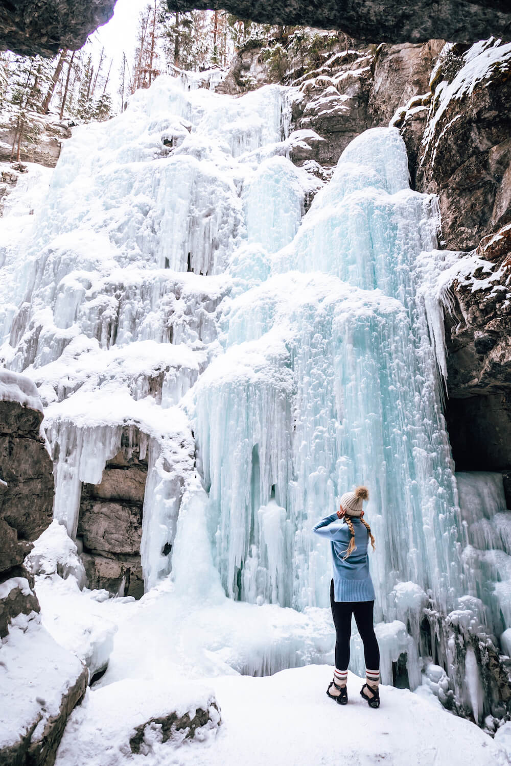 Planning a trip to Jasper National Park soon? Here's a local's guide to some of the best things to do in Jasper. From hikes and trails to adventure sports, family friendly excursions, dining experiences and more. You won't want to miss this guide of the best things to do and places to see in Jasper. Pictured here: Maligne Canyon Ice Walk
