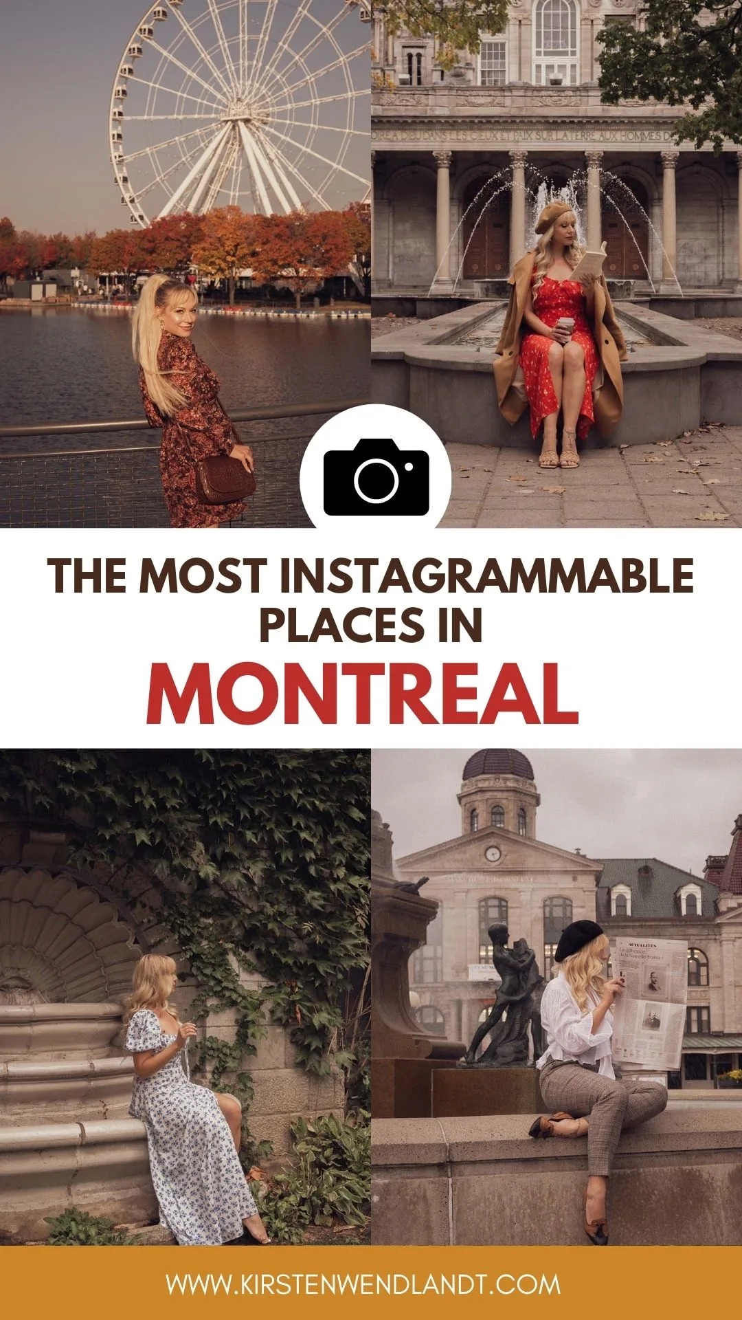 Montreal feels like a little slice of Europe in Canada, and it's no surprise that most people who visit immediately fall in love with it's old world charm. From the gorgeous old architecture, cute cafes and cobblestoned streets, and beautiful parks, there's more than enough places here to snap your next instagram photo. If you're planning on visiting Montreal soon and hoping to get some great photos while you're there, you definitely won't want to miss this guide on the most instagrammables places in Montreal!