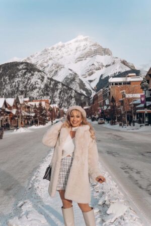 Banff is absolutely incredible. Although most people visit Banff when the weather is warmer, it's absolutely magical to visit in winter. Here's a local's guide to some of the best things to do in in Banff in winter. From hikes and trails to winter sports, family friendly excursions, dining experiences and more. You won't want to miss this guide that will surely convince you to add Banff in winter to your travel bucket list. Pictured here: Downtown Banff