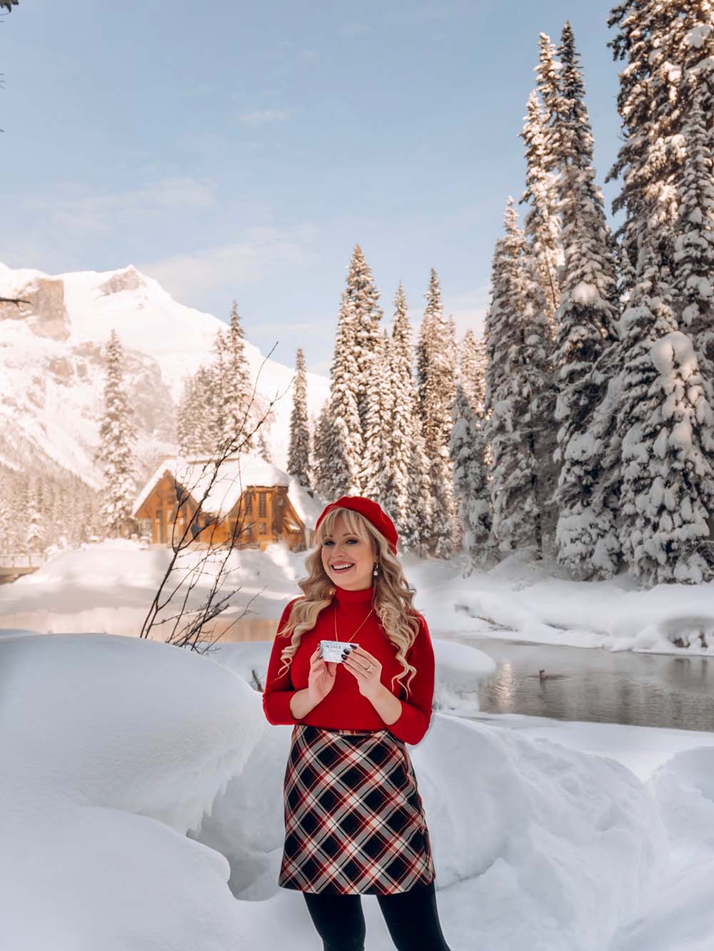 Banff is absolutely incredible. Although most people visit Banff when the weather is warmer, it's absolutely magical to visit in winter. Here's a local's guide to some of the best things to do in in Banff in winter. From hikes and trails to winter sports, family friendly excursions, dining experiences and more. You won't want to miss this guide that will surely convince you to add Banff in winter to your travel bucket list. Pictured here: Take a day trip to Emerald Lake
