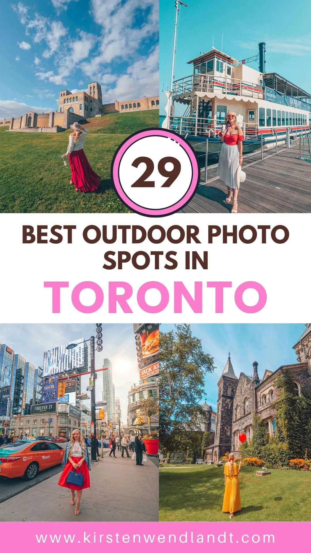 If you're planning on visiting Toronto soon and hoping to get some great photos while you're there, you definitely don't want to miss this guide on the most instagrammable places in Toronto, outdoor edition! This guide features all sorts of incredible outdoor photography locations in Toronto and the GTA. 