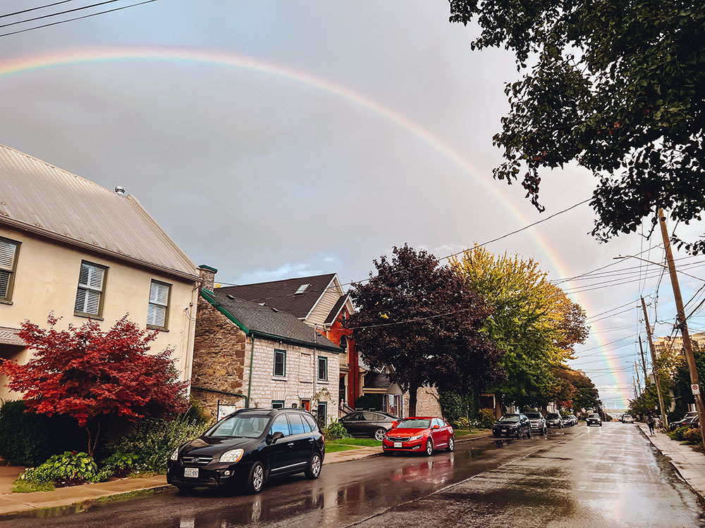 Planning a trip to Kingston, Ontario soon? This guide to the best things to do in Kingston is for you! From the top Kingston activities and attractions, to the must see sights, best restaurants, bars, and everything in between. You won’t want to miss this guide that will help you plan your perfect Kingston getaway. Pictured here: Incredible rainbow in Kingston