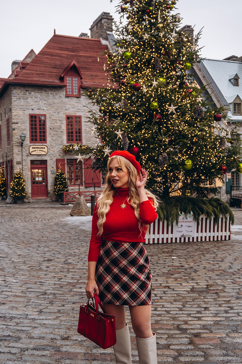 Quebec City at Christmas time is absolutely magical. In fact, it’s pretty safe to say it’s the most magical place to visit at Christmas time in all of Canada! If you’re planning a trip to Quebec City this winter you won’t want to miss this guide to the best things to do in Quebec City at Christmas time. This guide features everything from the top Quebec City activities and attractions, to the must see sights, best restaurants, festive events, and everything in between. Pictured here: Visit Place Royale