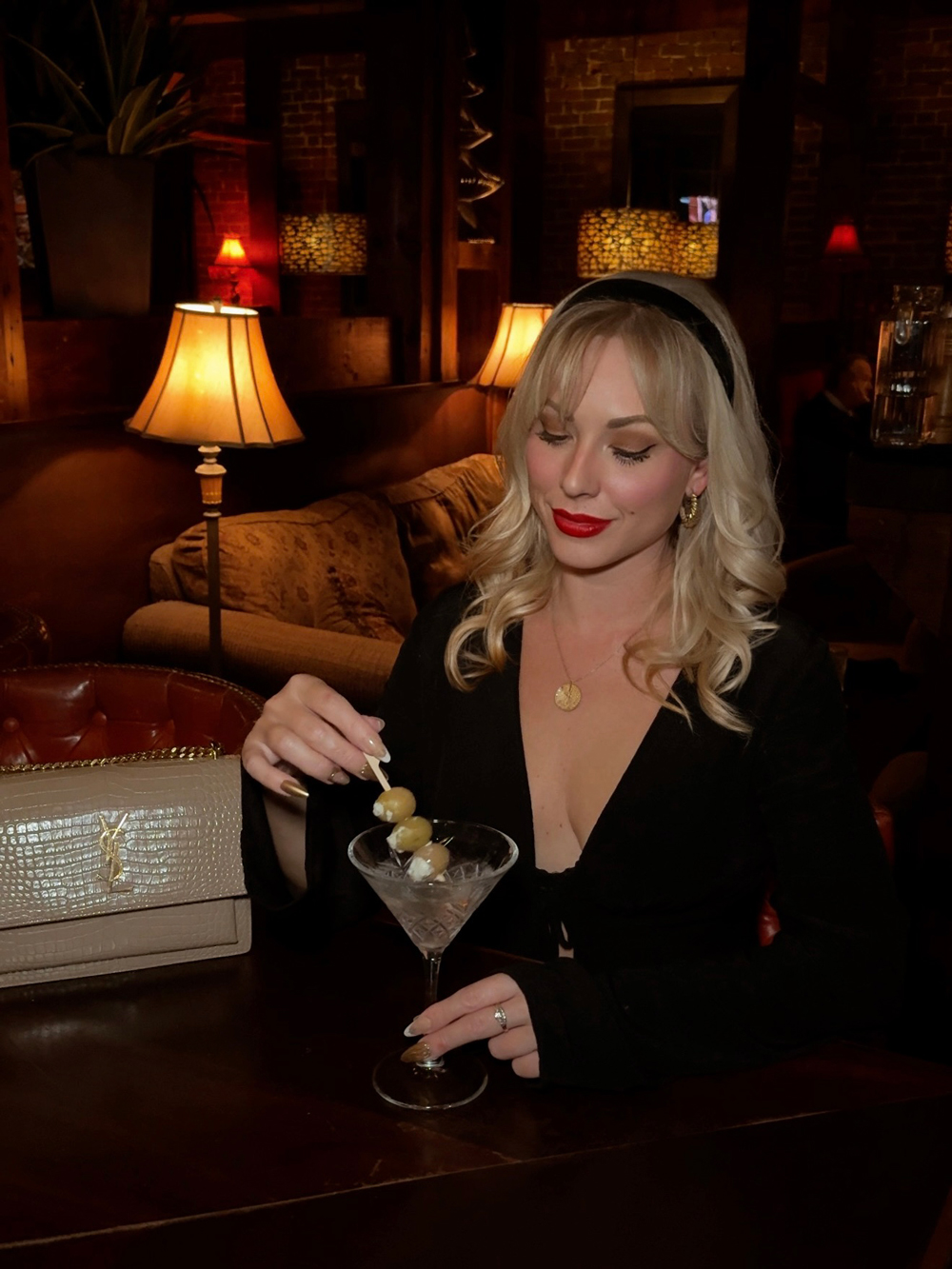 Dinner at Sims Corner Steakhouse in Charlottetown, PEI &mdash; gourmet fall dishes, wine, and cozy ambiance.